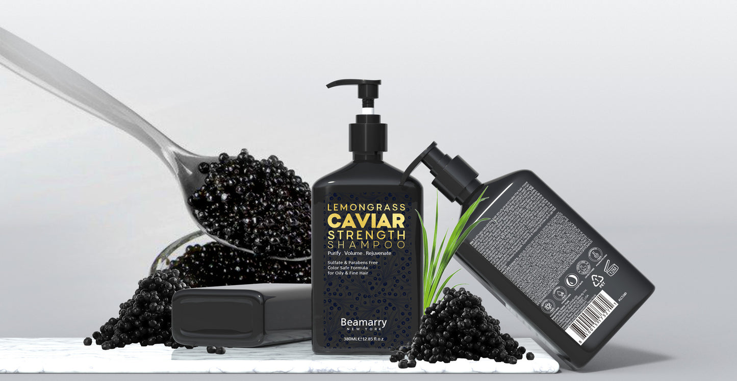 BEAMARRY LEMONGRASS CAVIAR STRENGTH SHAMPOO 380ml