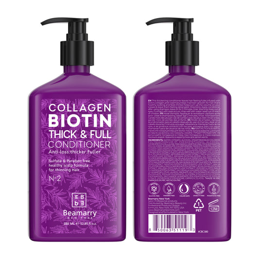 BEAMARRY COLLAGEN BIOTIN THICKER & FULLER CONDITIONER 380ml