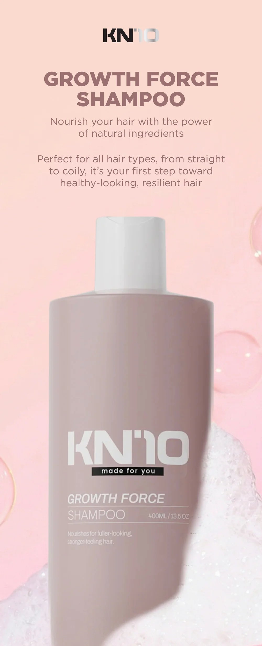 KN10 Growth Force Shampoo _ 400ml