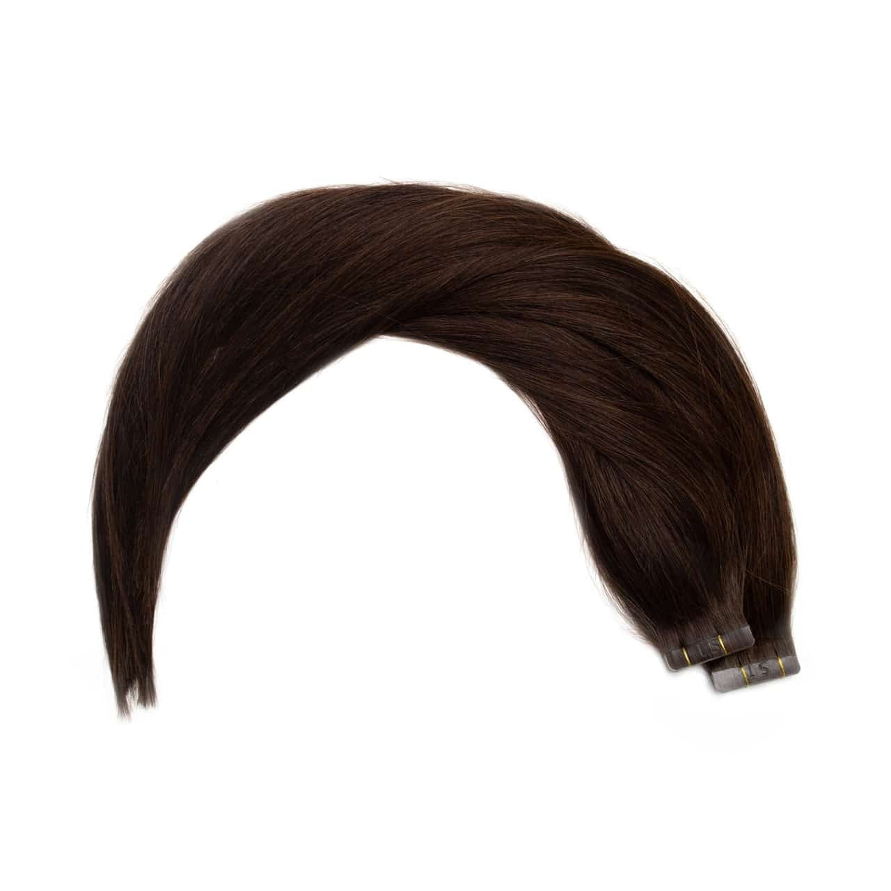 Seamless1 Dark Chocolate Ultimate Tape Hair Extensions 21” 20pcs
