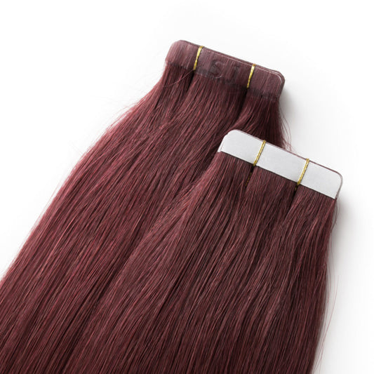 Seamless1 Merlot Ultimate Tape Hair Extensions 21" 20pcs