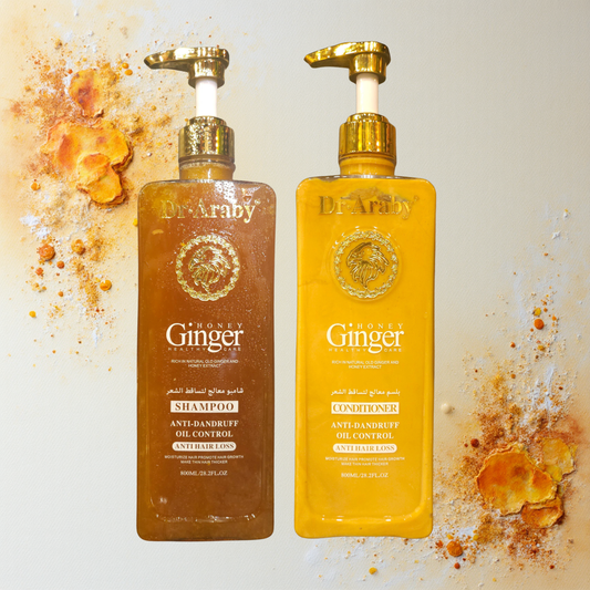 DR ARABY HONEY GINGER SHAMPOO & CONDITIONER DUO 800ml